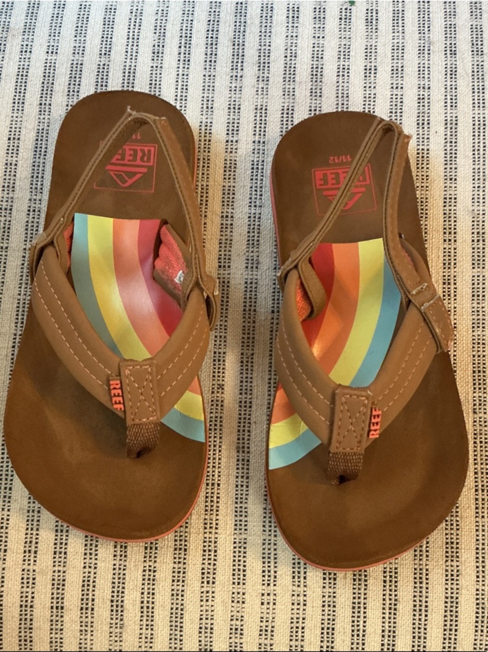 Reef Little Ahi Sandal-Rainbow